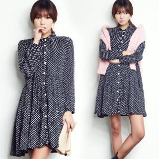 Printed Shirtdress