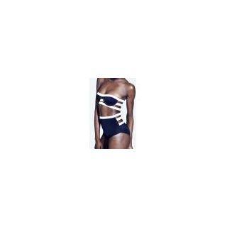 Color Panel Strappy Bandeau Bikini