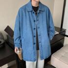Long Sleeve Oversized Denim Shirt