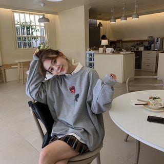 Rose Printed Sweatshirt