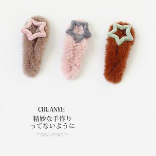 Chenille Star Hair Clip