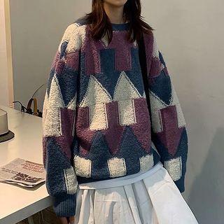 Arrow Print Sweater