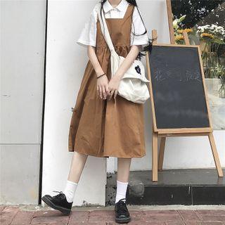 White Shirt / Retro Dress