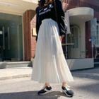 Chiffon Maxi Tiered Skirt