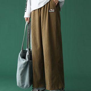 Logo Drawstring-cuff Straight-leg Sweatpants
