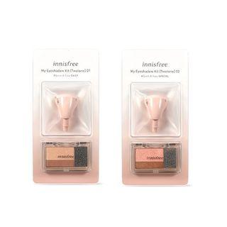 Innisfree - My Eyeshadow Kit Two Tone - 2 Types #01 Quick & Easy Daily