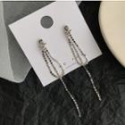 Alloy Chain Dangle Earring 1 Pair - Silver - One Size