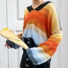 Rainbow Block Sweater