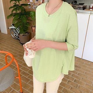 Slit-back Oversized T-shirt