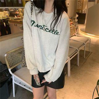 Lettering Sweatshirt Off-white - One Size
