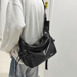Applique Mesh Panel Crossbody Bag (various Designs)