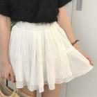 Flared Chiffon Skirt