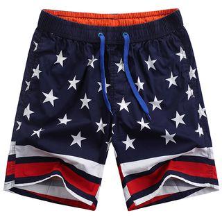 Star Print Beach Shorts