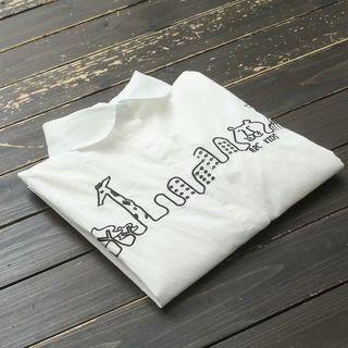 Printed Long Shirt White - One Size