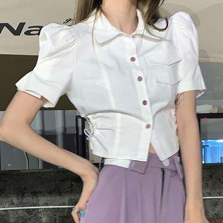 Plain Cropped Blouse / Plain Pants