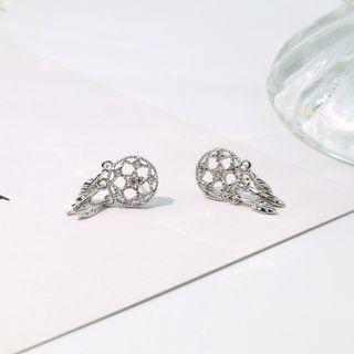 Dream Catcher Stud Earring 1 Pair - As Shown In Figure - One Size