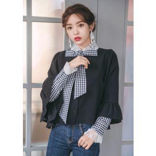 Ruffled Cape Jacket