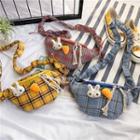 Canvas Plaid Belt Bag