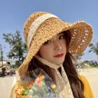 Lace & Straw Sun Hat
