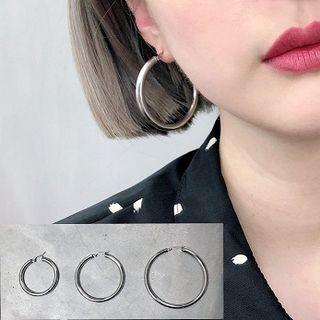 Stainless Steel Hoop Earring