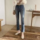 Pocket-front Boot-cut Jeans