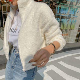 Mockneck Crop Dumble Jacket