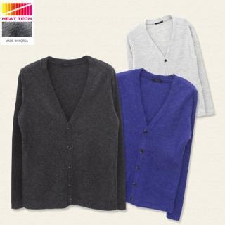 V-neck Wool Blend Cardigan