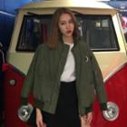Plain Padded Bomber Jacket