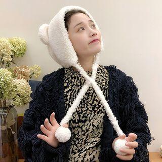 Bear Chenille Trapper Hat