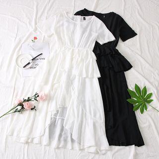 Layered Asymmetric A-line Dress