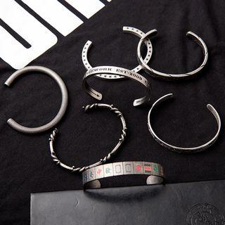 Stainless Steel Open Bangle (various Designs)