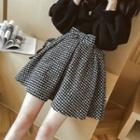 Bow Melange A Line Skirt