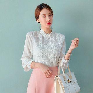 Lace-layered Blouse