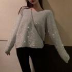 Glitter Oversize Sweater