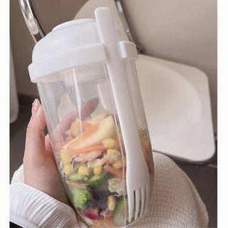 Plastic Fork / Seasoning Container / Cleaning Brush / Set