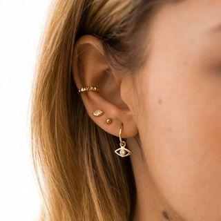 Evil Eye Rhinestone / Alloy Earring (various Designs)