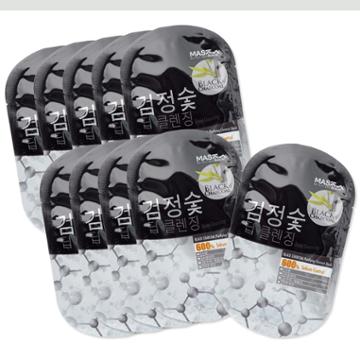 Mask House - Elements Mask - Black Charcoal (purifying) 10 Pcs