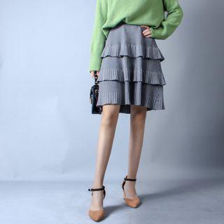 Knit Layered Skirt