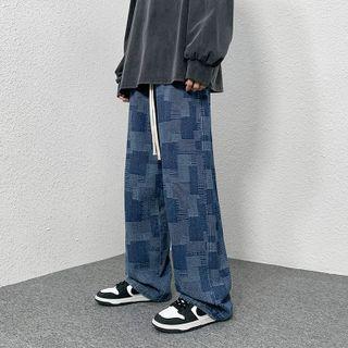 Drawstring-waist Loose Fit Pants