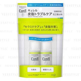 Kao - Curel Sebum Trouble Care Mini Set: Lotion 30ml + Gel 30ml 2 Pcs