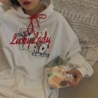 Card Embroidered Hoodie