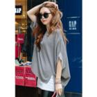 Slit-side Loose-fit Knit Top