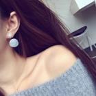 Rhinestone Snowflake Bobble Earrings