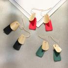 Color Block Dangle Earring