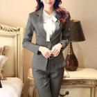 Single Button Blazer / Skirt / Trousers