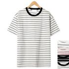 Couple Striped Boxy-fit T-shirt