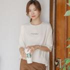 Monday Slit-side Cotton T-shirt