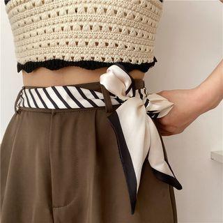 Print Silk Belt (various Designs)