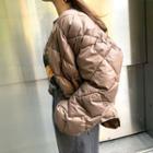 Set: Loose-fit Quilted Jacket + Cross Bag