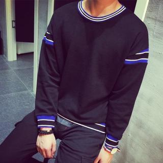Contrast Trim Pullover